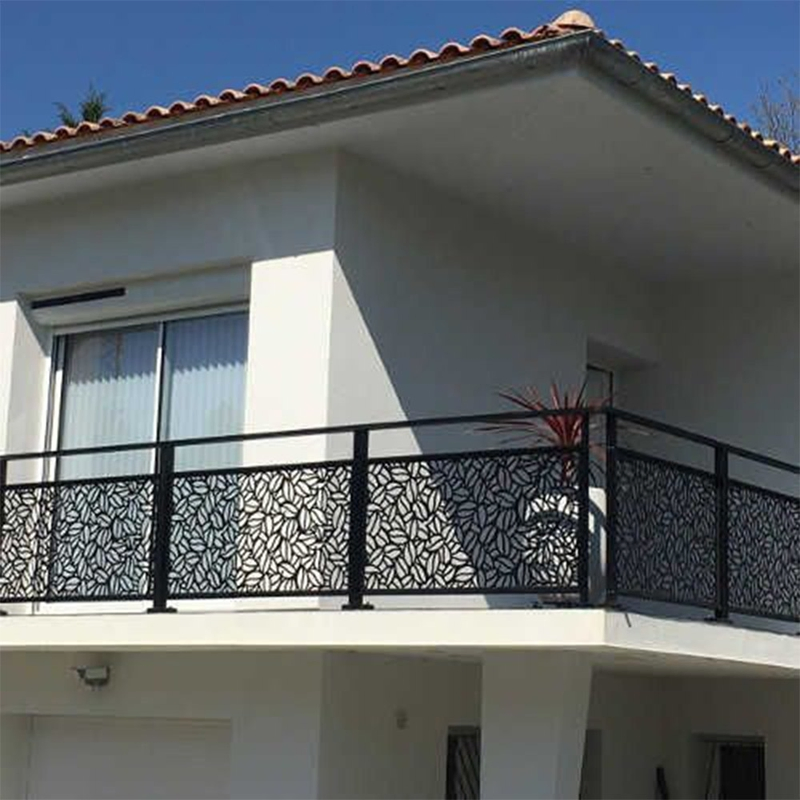 Custom Powder Coating Smooth Aluminum Curtain Walls Metal Perforated Facade Panel