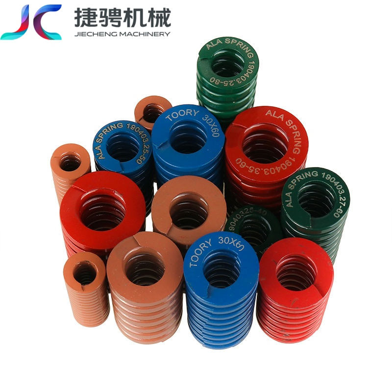 Compression Springs of Light Spring Rate with Rectangular Section (Color Code: Green)