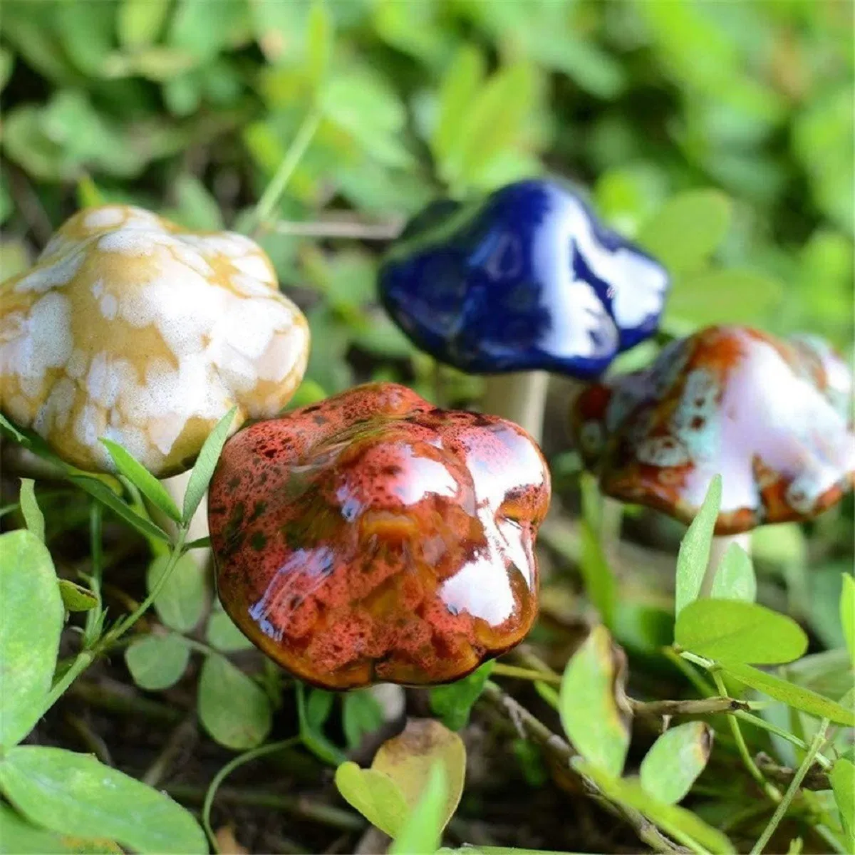 Stylish Mushroom Garden Ornament to Brighten Your Landscape