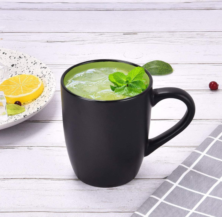 Ceramic Custom Coffee Mugs Home Office Matte Black Mug