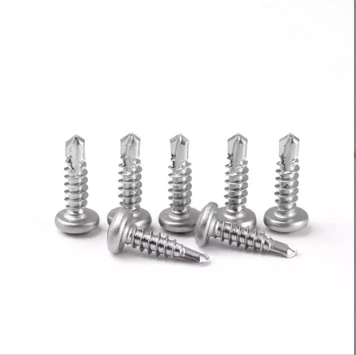 Manufacure Fasteners M3 M6 M8 Pan Head Screw Furniture Metal Stainless Steel Self Drilling Screw