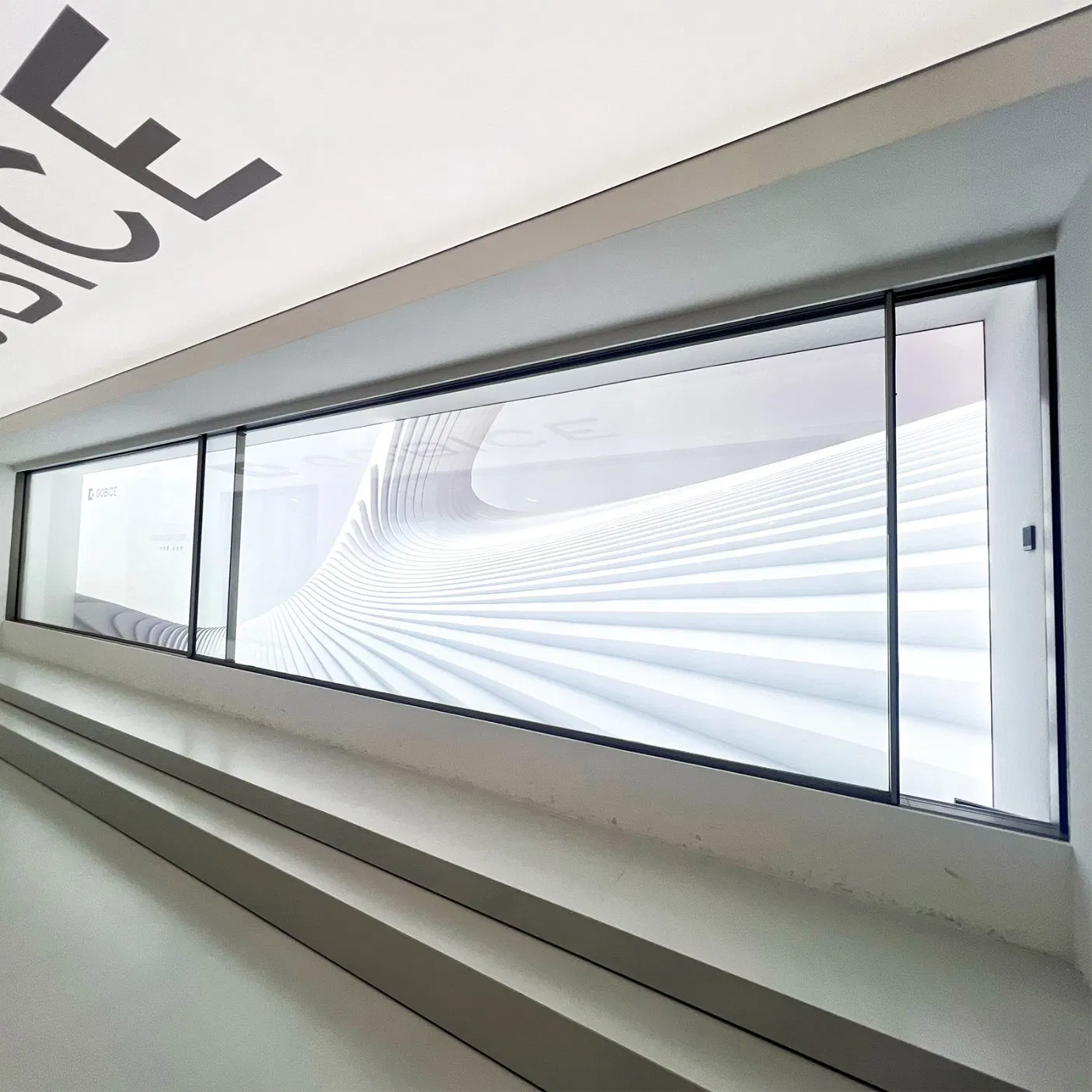 Smart Control Electric Panorama Aluminum Sliding Door for Villa Hotel Office Balconies