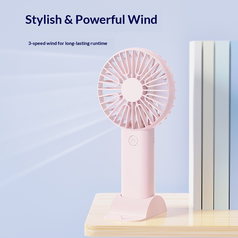 Portable Handheld Fan Rechargeable Mini Personal Hand Fan