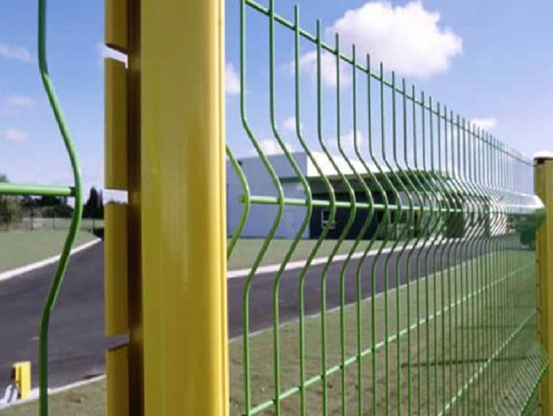 358 Green PVC Coated Welded Wire Mesh Fence