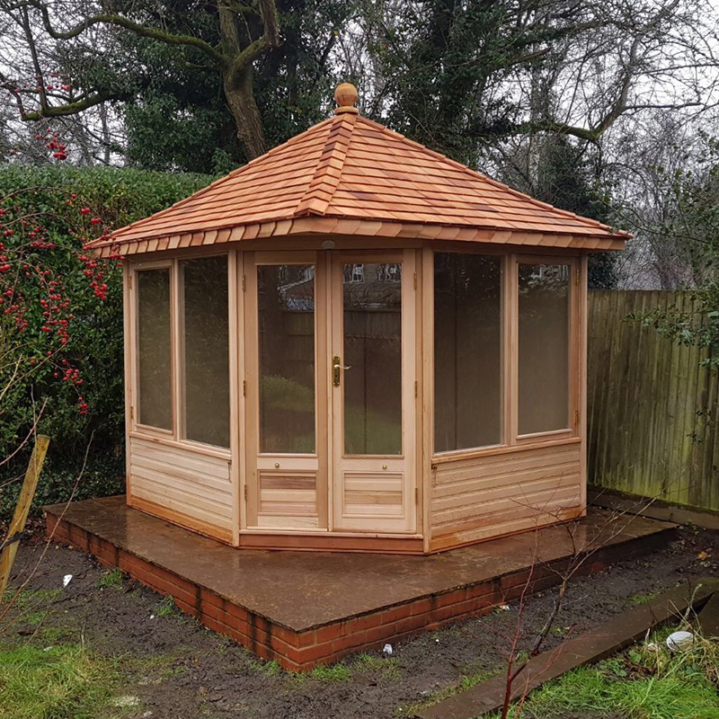 Garden Cedar Wood Shed Kit