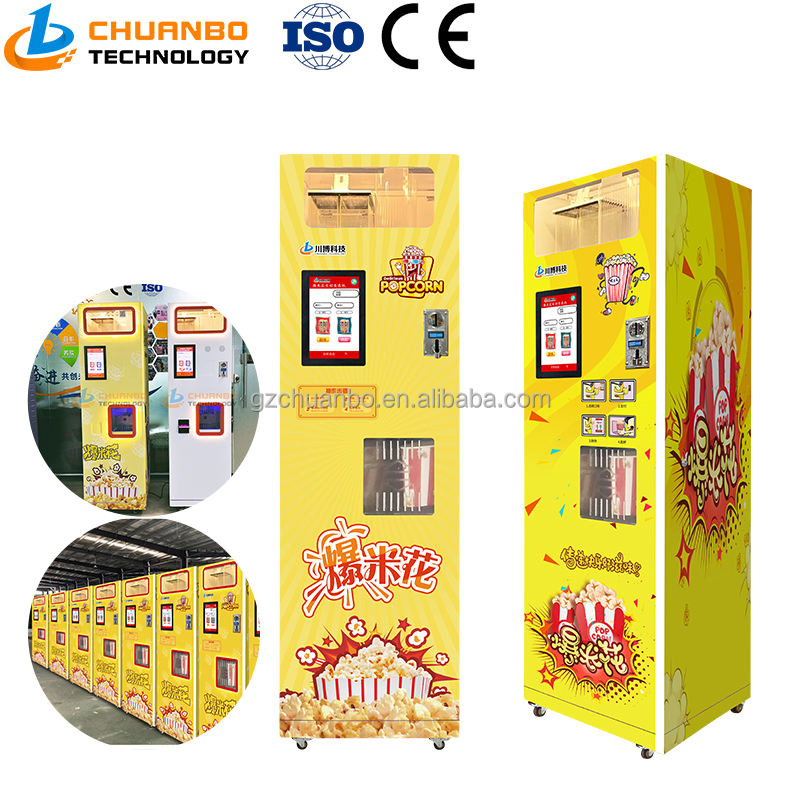 New Designed Popcorn Machine Digital Vending Machine Multi Flavors Vending Popcorn Machine