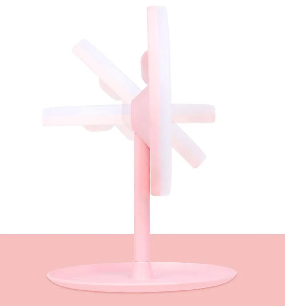 Rechargeable Adjustable Vanity Makeup Mirror with LED Light Mi17682