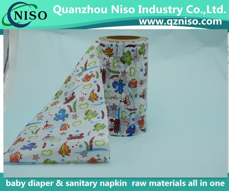 Colorful Design PP Frontal Tape for Baby Diaper/Adult Diaper Making (LSQYT8400)