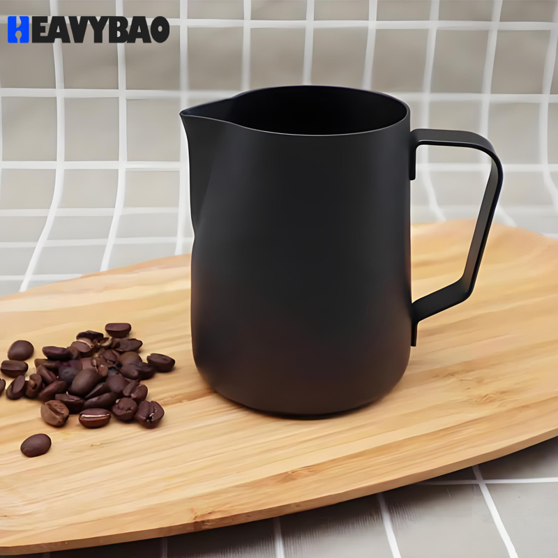 Heavybao Stainless Steel Milk Foam Maker Frother Cup Cappuccino Cream Motta Coffee Milk Jug