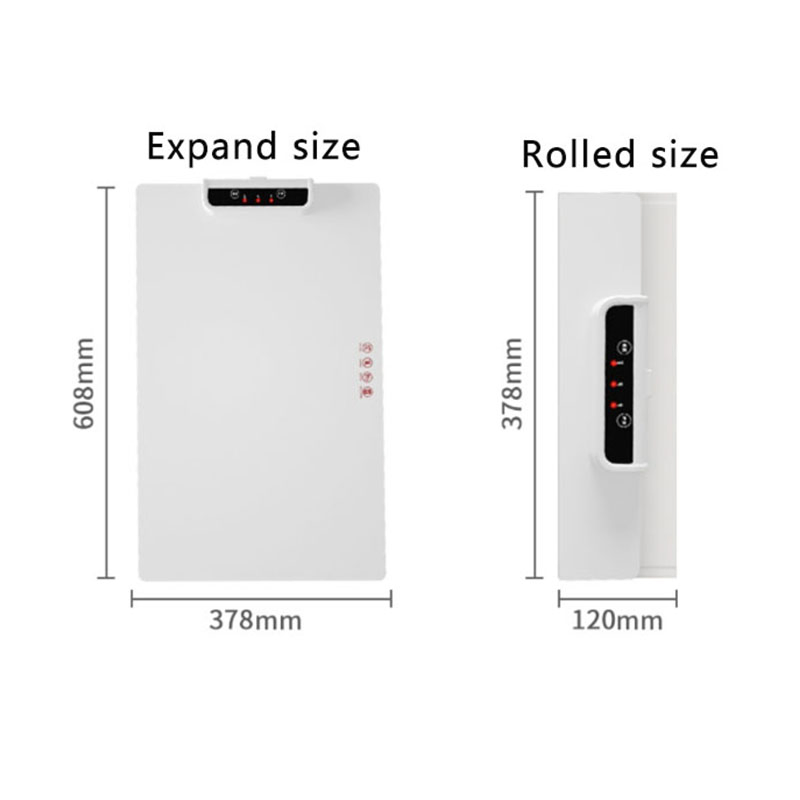 Foldable Food Warming Tray Roll up Easy Electric Heating Food Warmer Mat