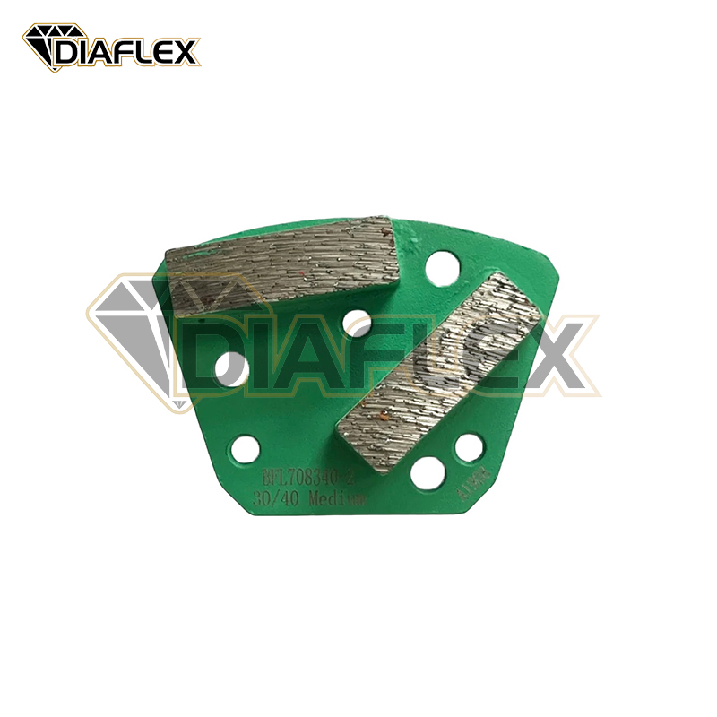 Premium Diaflex Trapezoid Diamond Grinding Plate for Fast Results