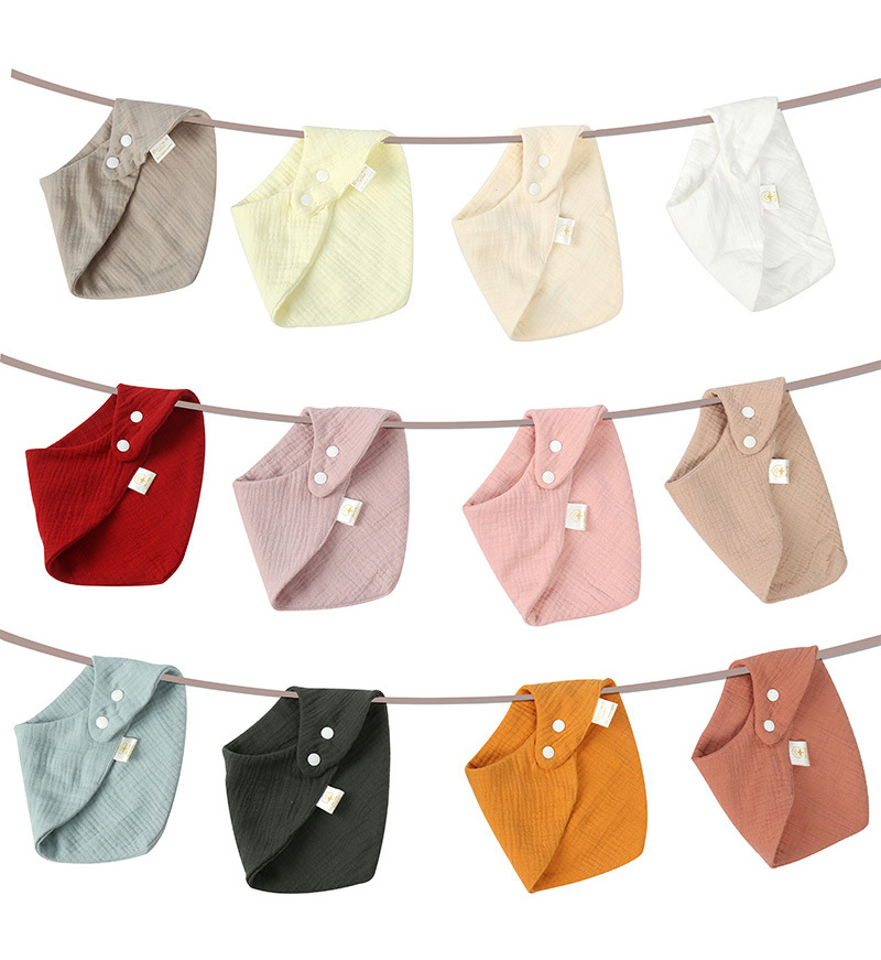 Hot Selling Baby Cotton Triangle Scarf Fall and Winter Dental Bibs