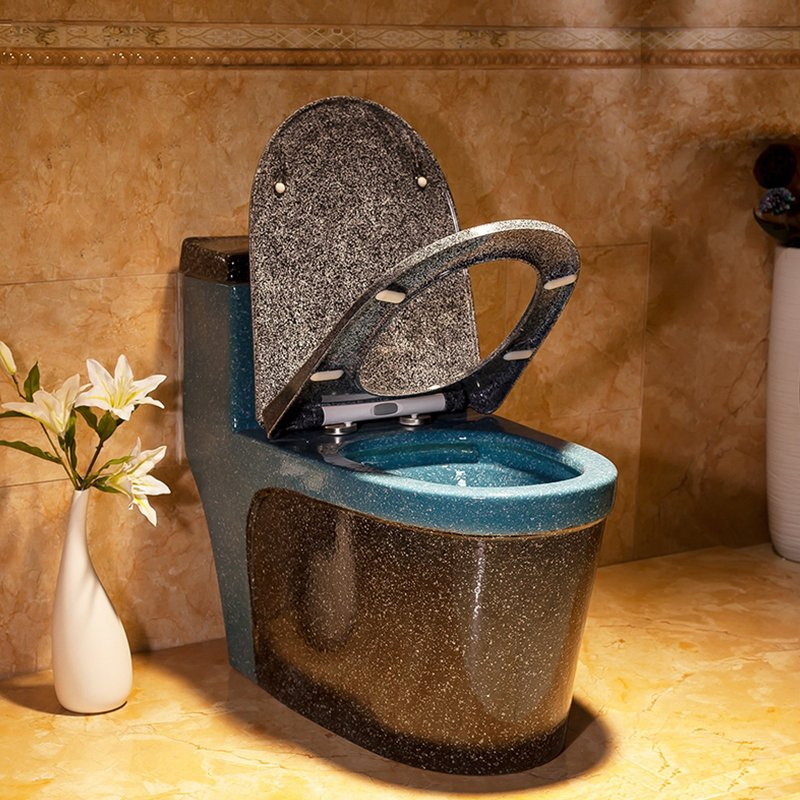 Modern Luxury Bathroom Products Sanitaryware Wc Ceramic Washdown One Piece Color Toilet