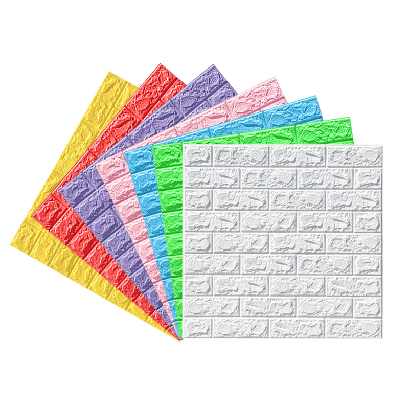 XPE 3D Foam Wall Sticker Foam Brick 3D Wallpaper