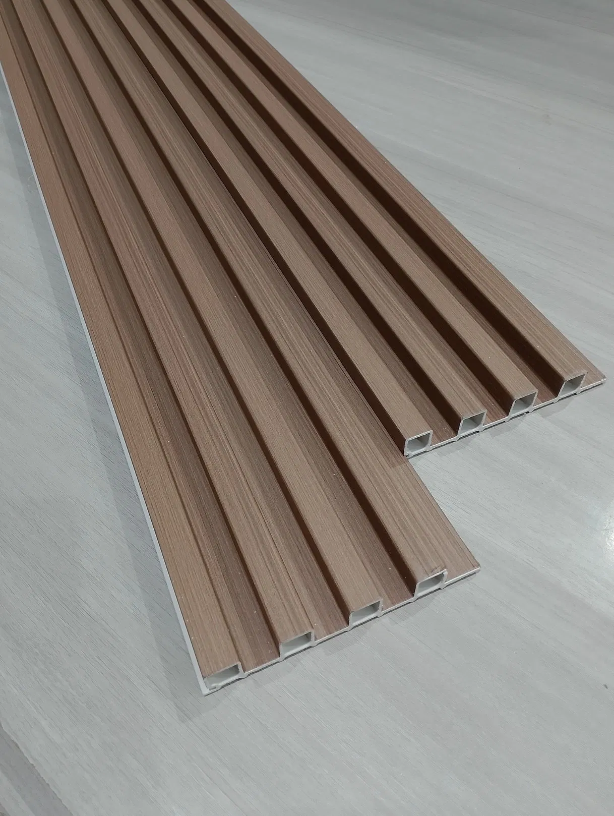Wood PVC Composite Interior WPC Wall Cladding Fluted Panels