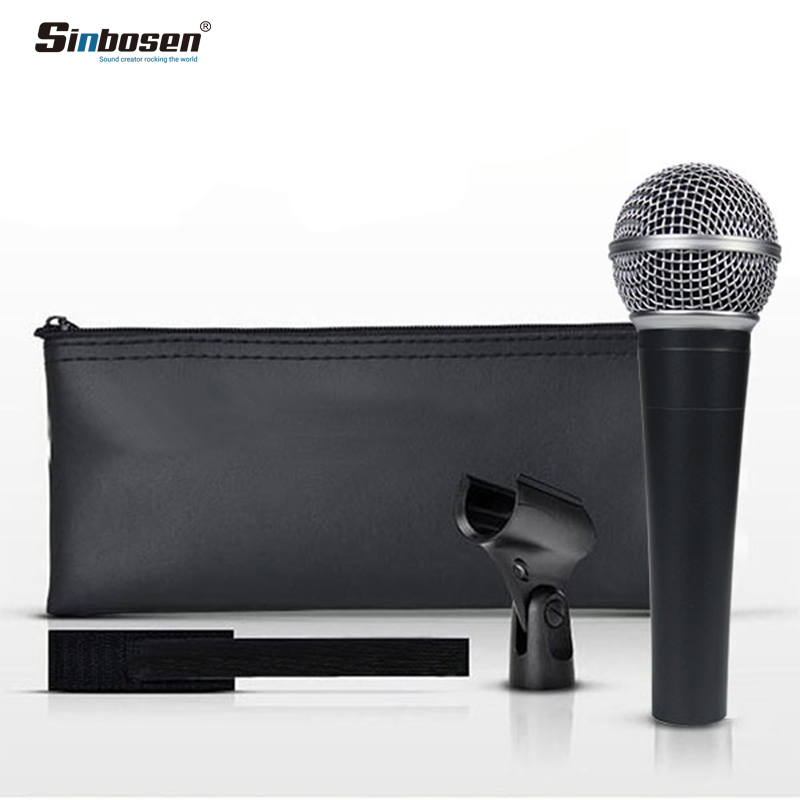 Sinbosen Radio Microphone Sm58 Wired Handheld Microphone Recording Studio Equipment Microphone
