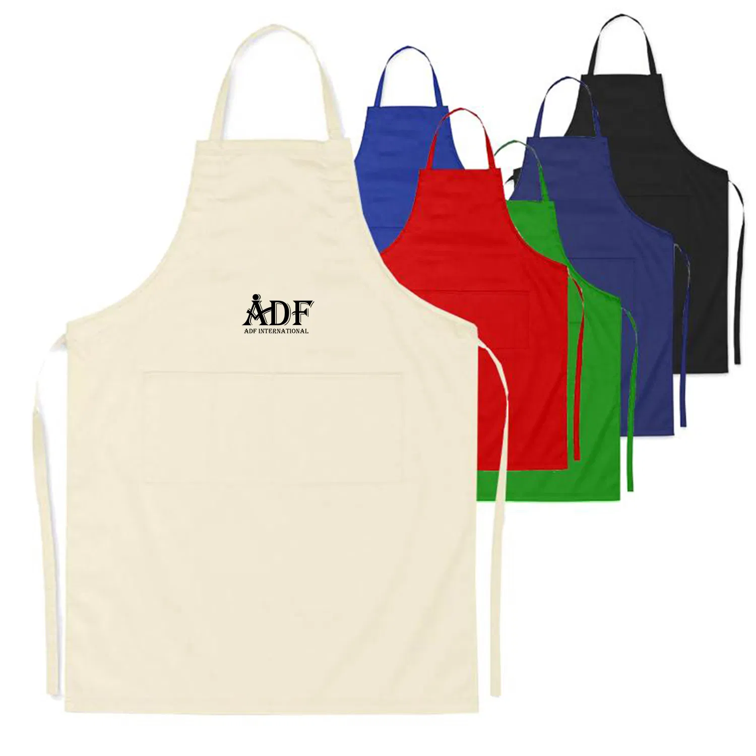 100% Cotton Drill with Two Front Pocket Apron