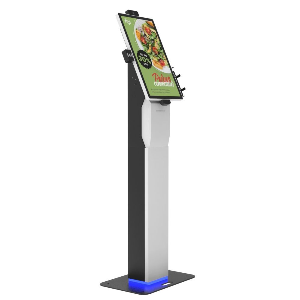 Free Stand POS Payment Kiosks Machine Self Service Ordering Payment Terminal