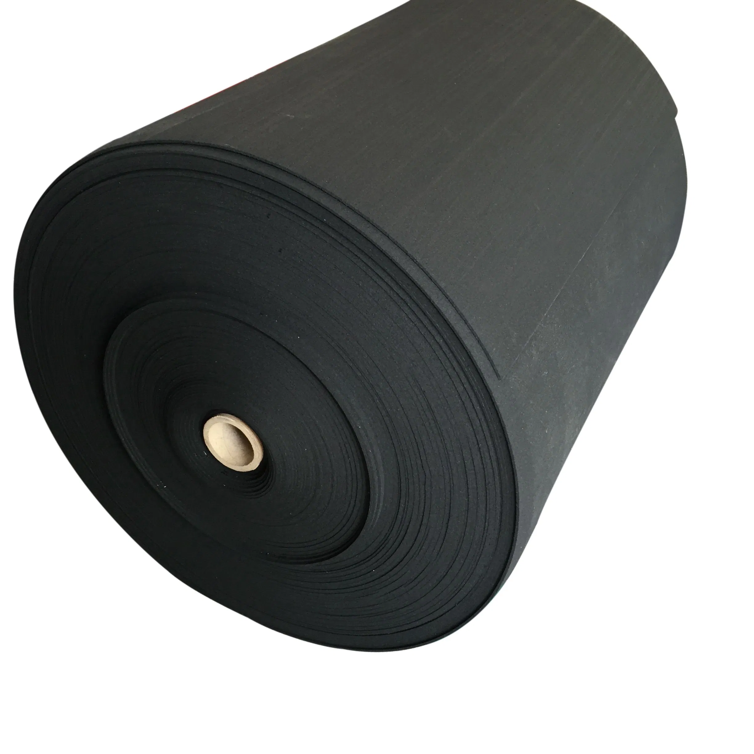Modern New Style Shock-Absorbing Fitness Rubber Floor Black SBR Rubber Roll Eco-Friendly Gym Floor Rubber Roll