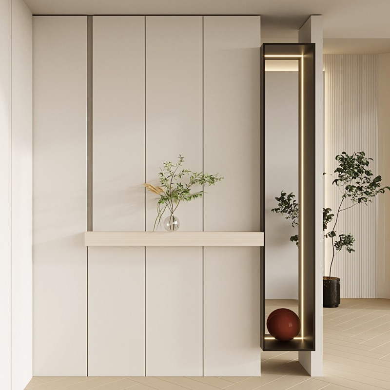 Stylish Customized Melamine Wardrobe with Spacious Storage Solutions