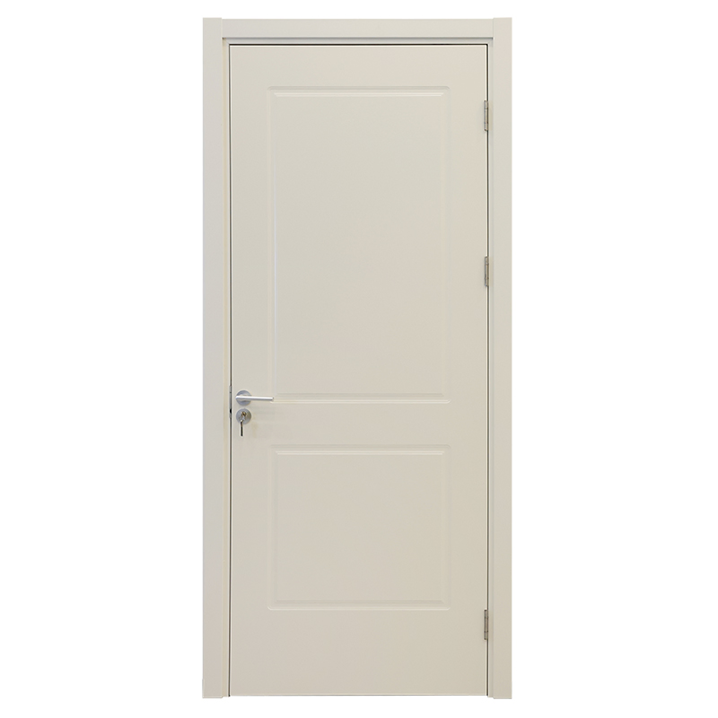 Hospital School Bathroom Toilet Milk White Waterproof WPC Door
