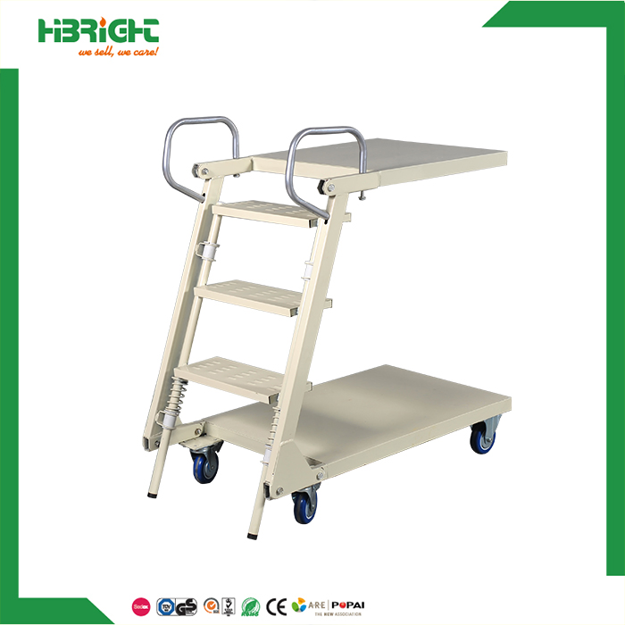 Knock Down Supermarket Metal Step Ladder