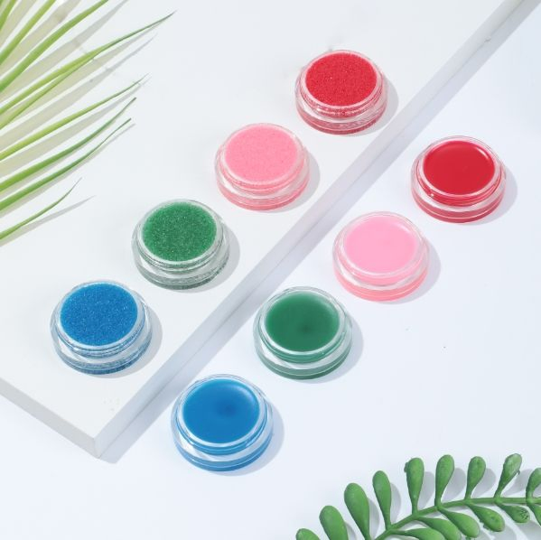 Gentle Sugar Lip Scrub and Balm with Fruity Flavor