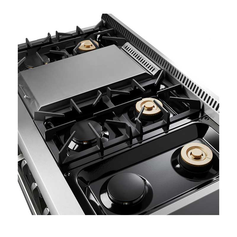 Freestanding Professional 48 Inch Gas Stove with Griddle