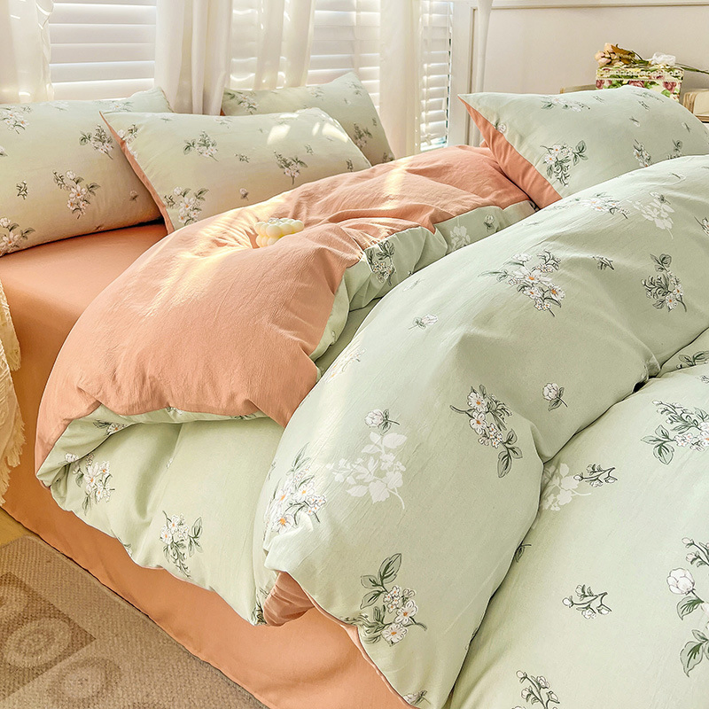 Checkered Comforter Disposable Bed Sheets Cold Bed Sheets Cat Bedding Set