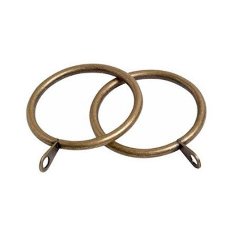 Matt Black Metal Curtain Rod Pole Rings Curtain Rod Pole Rings