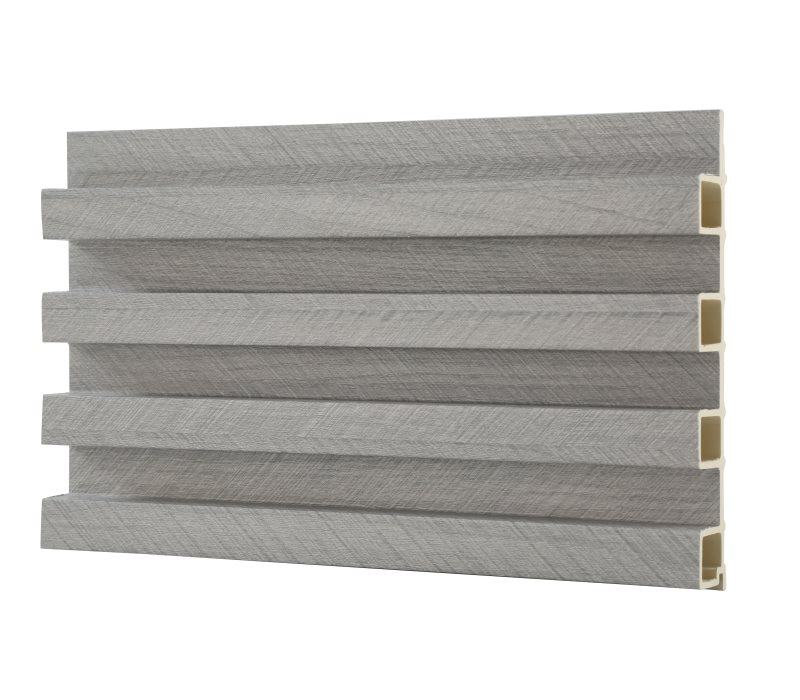 Popular Laminated WPC Fluted Wall Panel Interior Decoration for House