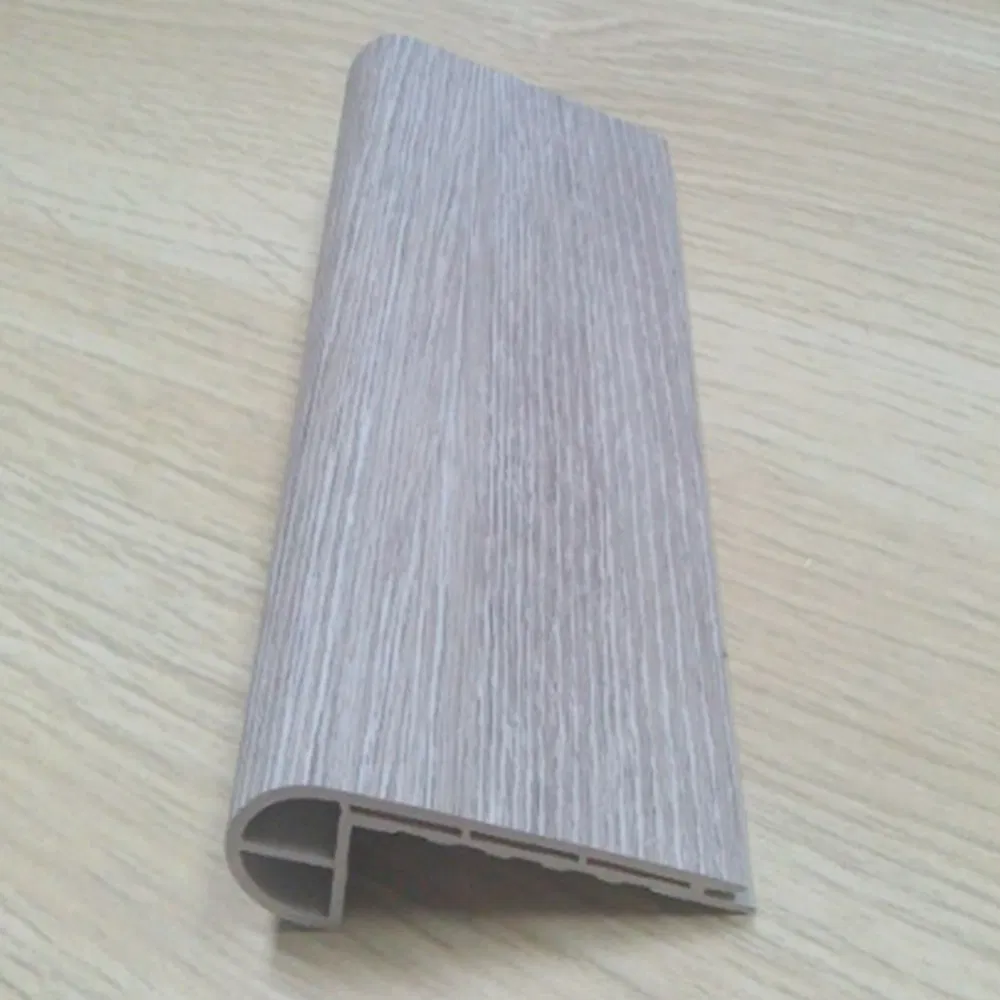 China Spc/WPC/PVC/Floor Tile Trim Stair Board Stair Nosing Nose Tread