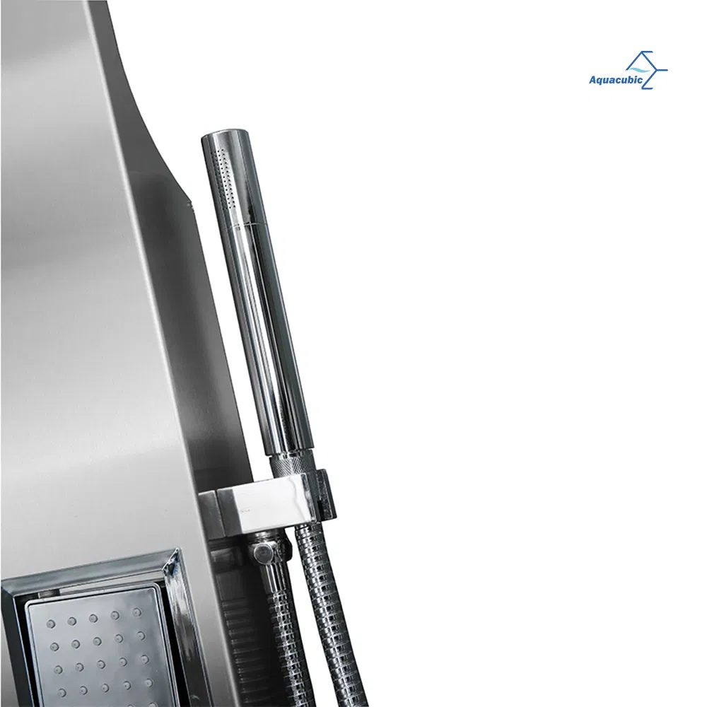 Hot Modern Digital Display Wall Mounted Rainfall Stainless Steel Shower Panel