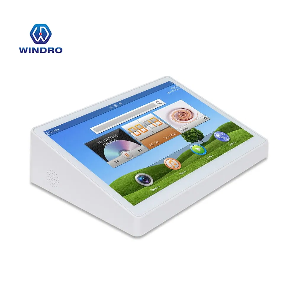 Low Price, Showcase Product Videos and Picture LCD Display, Countertop Digital Signage with Interactive Touch Panel for Retail