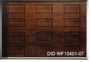 CE Approved Steel PU Insulated Residential Automatic Overhead Sectional Garage Door