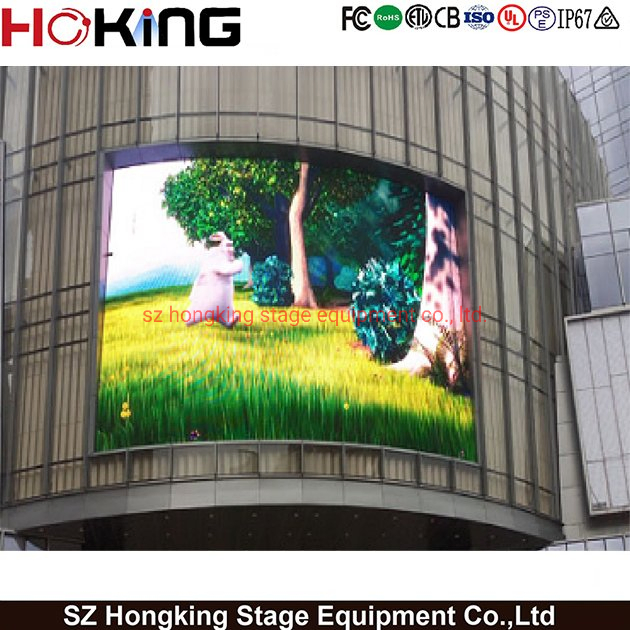 Outdoor P10 Waterproof Full Color Video Wall Advertising High Brightness Aluminum Panel LED Billboard