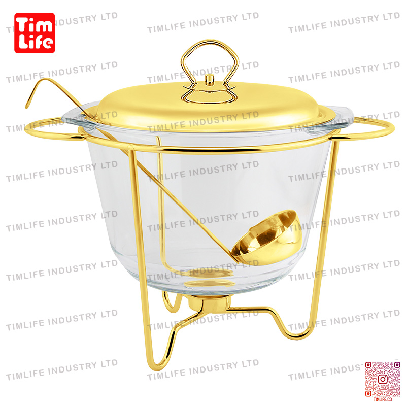 Buffet Chafing Dish Food Warmer Serving Chauffe Plat a Gratin Rectangle Dish