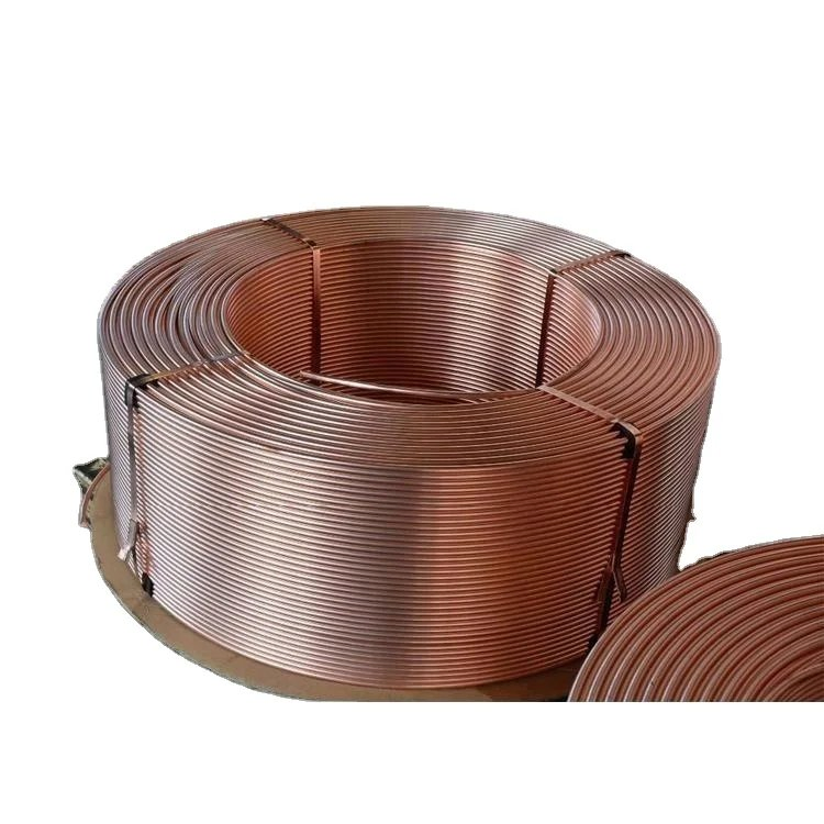High Quality Customizable 1/2\" 1/4\" 3/8\" 3/16\" Refrigeration Copper Tube/Pipe for Home Air Conditioner Coil Pancake Coil