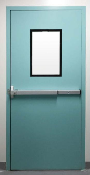 Marya Glass Emergency Eixt Door for safety in Prefabricated Cleanroom and Laboratory