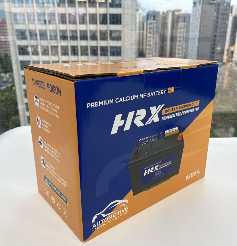 Автомобильный аккумулятор 95D31L 12V 80Ah, необслуживаемый