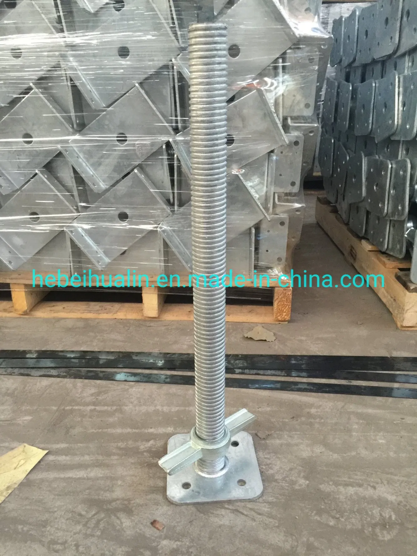 Steel Galvanized Adjustable Screw Base Jack Scaffolding U Head Jack Base