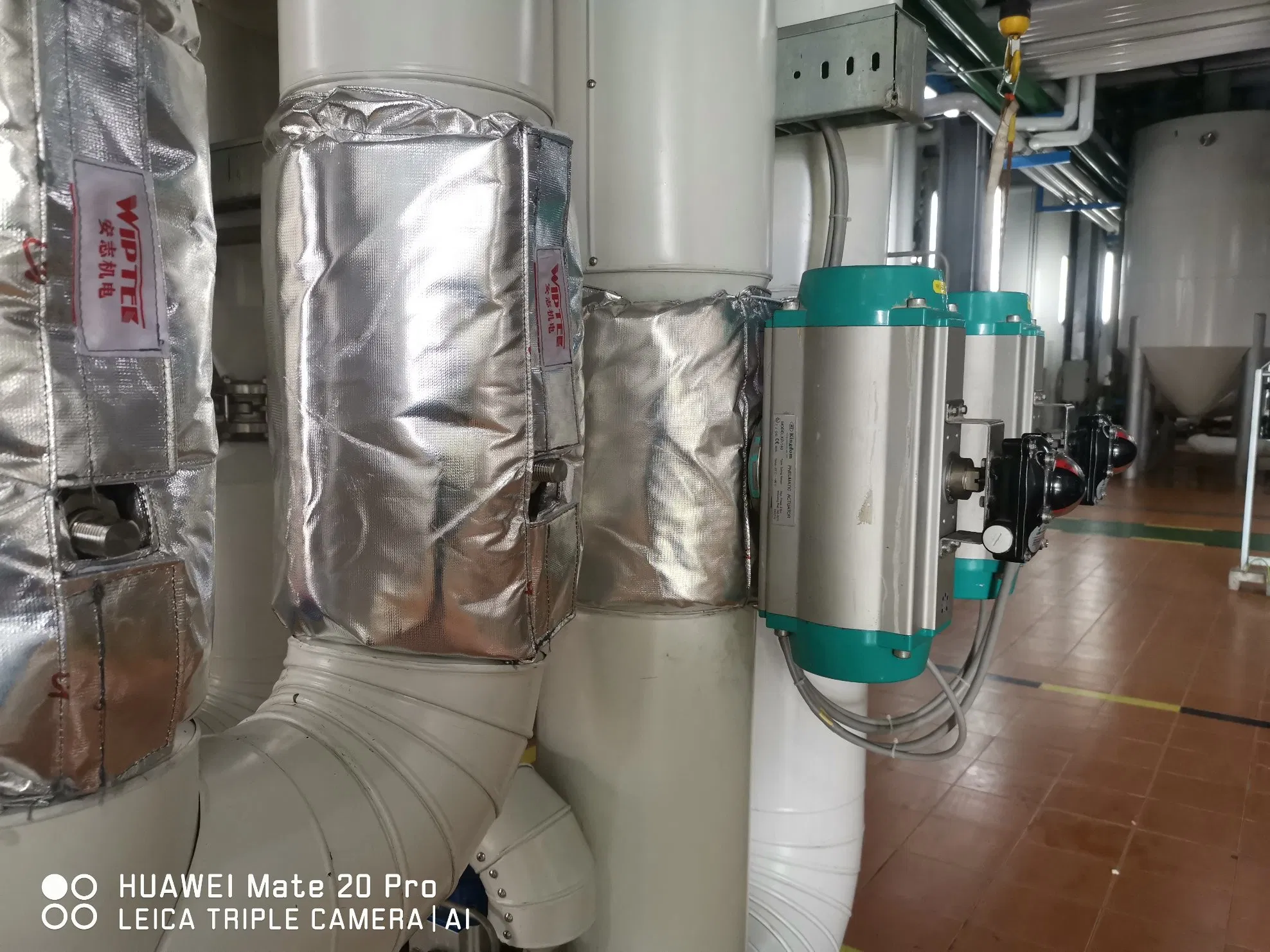 Removable Thermal Insulation Jacket for Pneumatic Valve