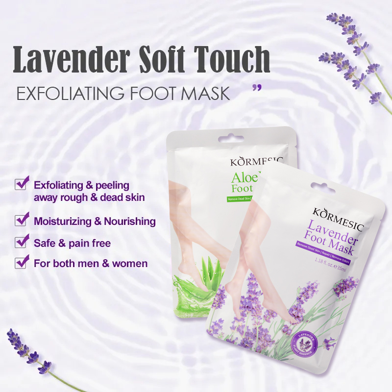 OEM ODM Private Label Foot Peeling Mask Aloe Vera Moisturizing Repair Collagen Foot Mask