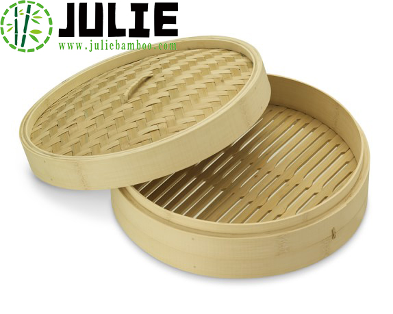 Food Grade Hygienic Eco-Friendly Healthy Chinese Natural Bamboo Steamer