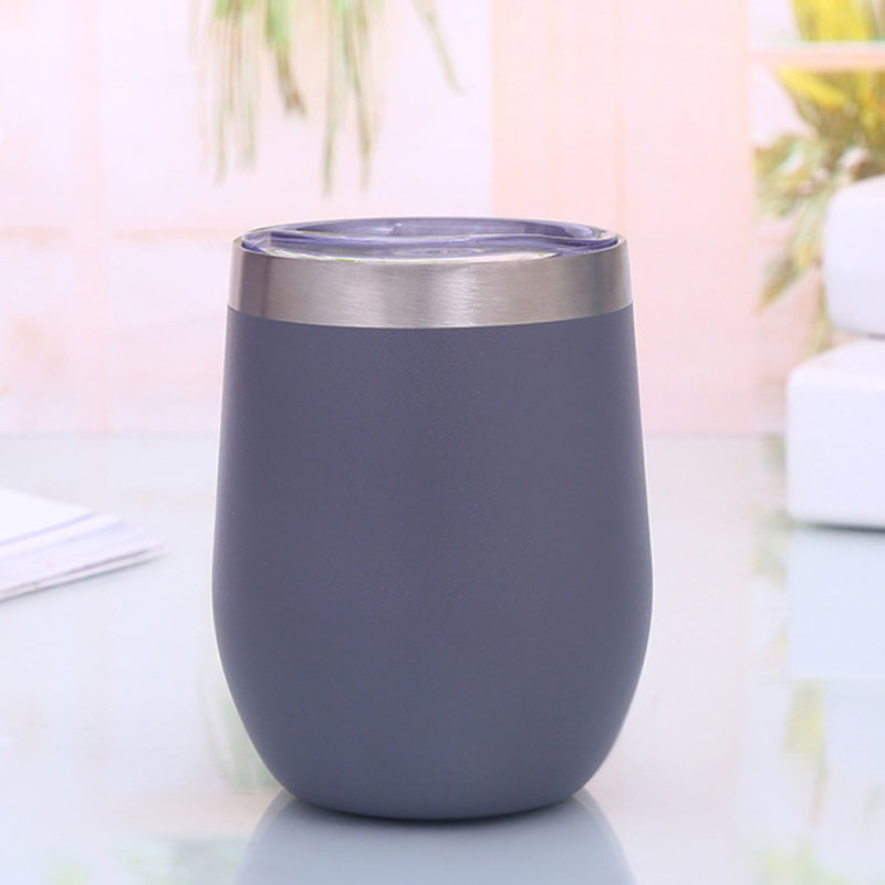 Яйцевидная кружка 12oz из нержавеющей стали, мультиколор
