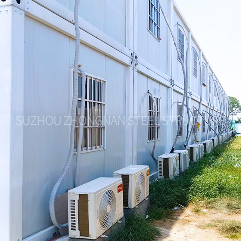 Steel Sandwich Panel Prefab Container Building for Temporary Office Apartment College