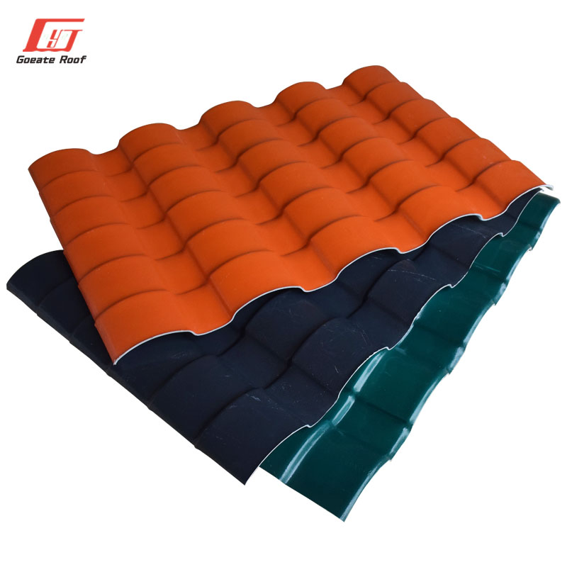 ASA UPVC Roofing Sheet Spanish Roof Tile Lamina Teja PVC Espana 2.5mm De Espesor