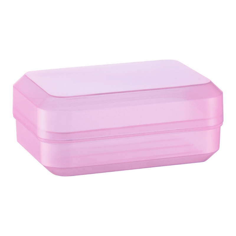 Transparent Soap Case Bathroom Sink Organizing Plastic Storage Container