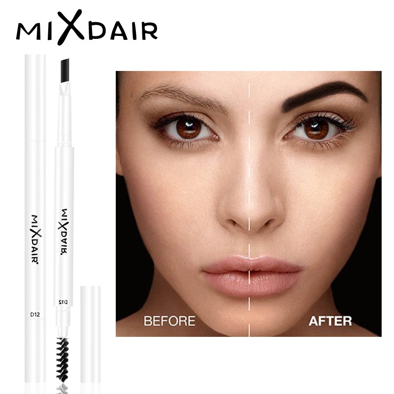 Ep12 Mixdair Eyebrow Pencil Waterproof, Sweat-Proof, Non-Decolorization and Non-Staining, Grinding Rod Natural Three-Dimensional Rotation Type Thrush