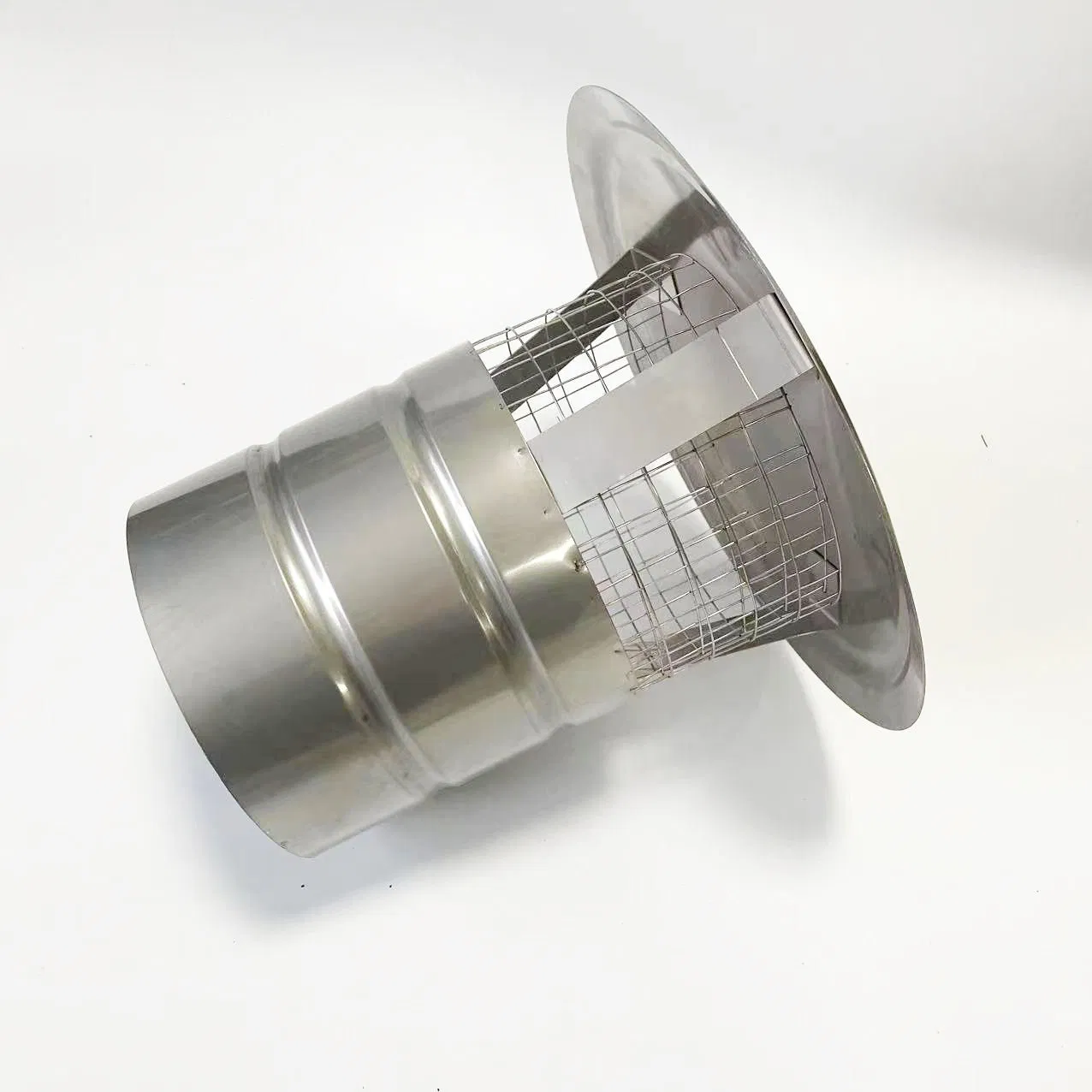 Windproof Stainless Steel Rain Cap 6" for Outdoor Chimney Exhaust Pipe Cover for Earth Stove Fireplace